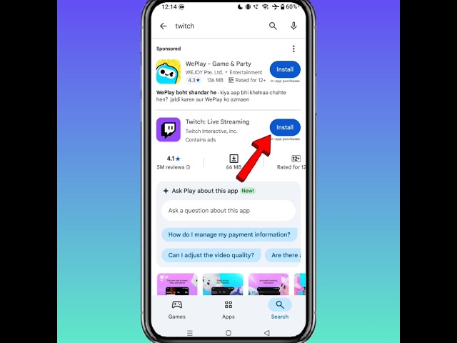 How To Install Twitch Live Streaming App On Android #twitch