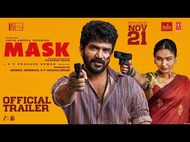 MASK - Trailer | Kavin | Andrea J | GV Prakash Kumar | Ruhani | Vikarnan A