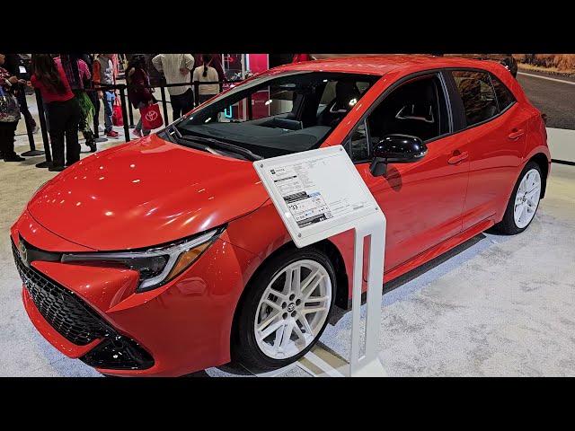 2026 TOYOTA COROLLA HATCHBACK SPECIAL EDITION INFERNO ORANGE 2026 CHICAGO AUTO SHOW 4K WALKAROUND