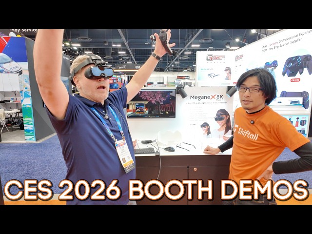 CES 2026 Booth Interviews: Shiftall MeganeX 8K Mark II & AddCon+ Quest 3 Controller Enhancement