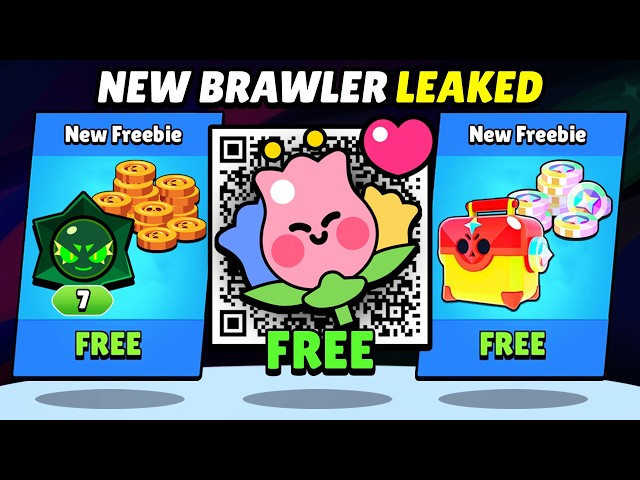 New Brawler Leaked! New FREE Pin QR Code! 7 Free Chaos Drops, Free Omega Box & More!