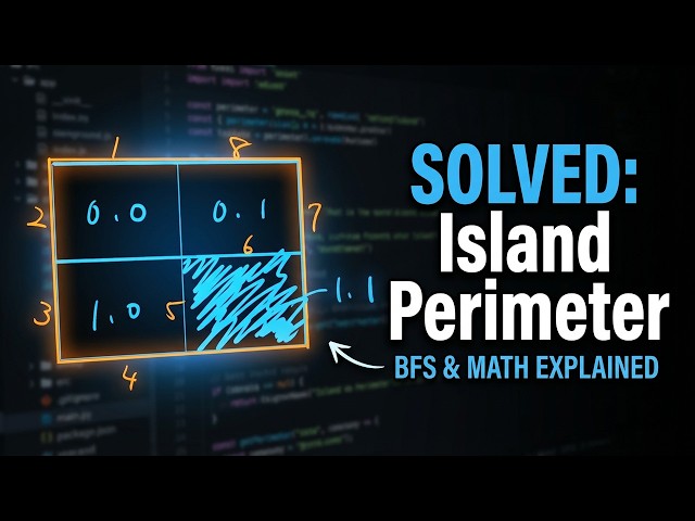 LeetCode 463. Island Perimeter | No BFS Needed!