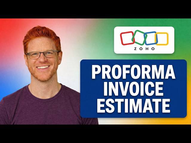 How To Create Proforma Invoice Estimate In Zoho Books [QUICK TUTORIAL]
