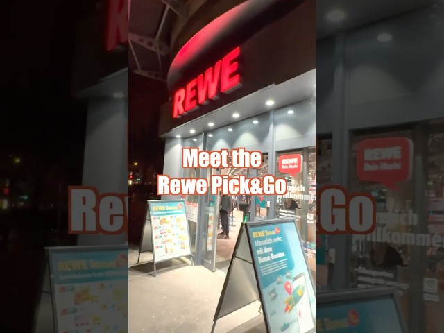 Germany’s No-Checkout Supermarket 🛒 #shorts #food