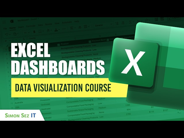 Interactive Excel Charts and Dashboards - Data Visualization Course
