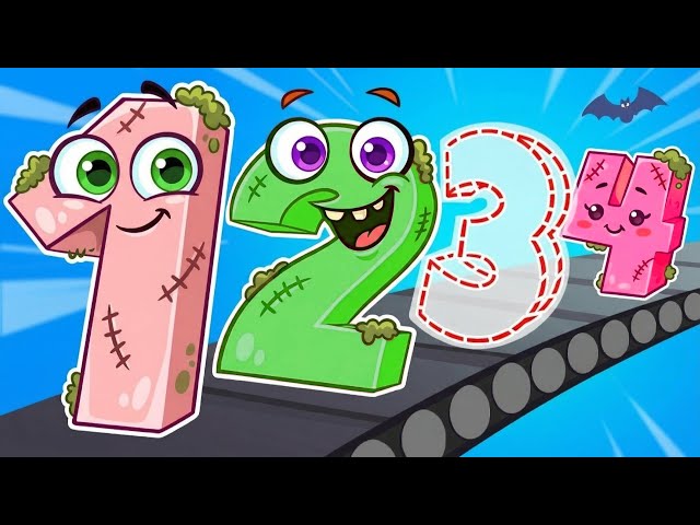 Funny Numbers for Kids | Learn with Slick Slime Sam Song
