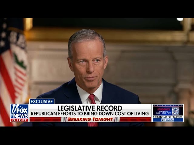 Thune Joins Bret Baier on Fox News