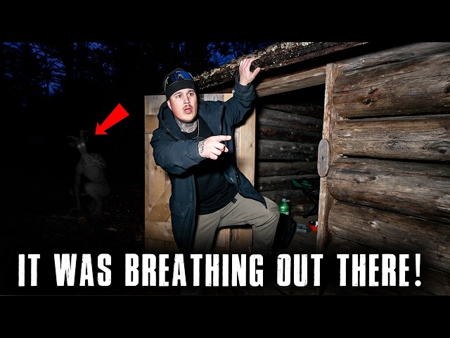 (IT WAS BREATHING!) SOMETHING FOUND My CABIN while CAMPING In HAUNTED FOREST | Icelandic Ghost Town