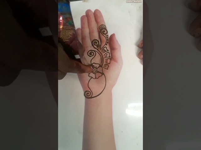 Simple Easy Mehndi Design | Arabic Mehendi Design | Mehendi Design Tricks | #shorts