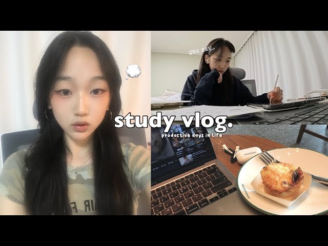 study vlog 💬 *realistic* week in my life // subdued opening in seoul, cram-studying, korean student