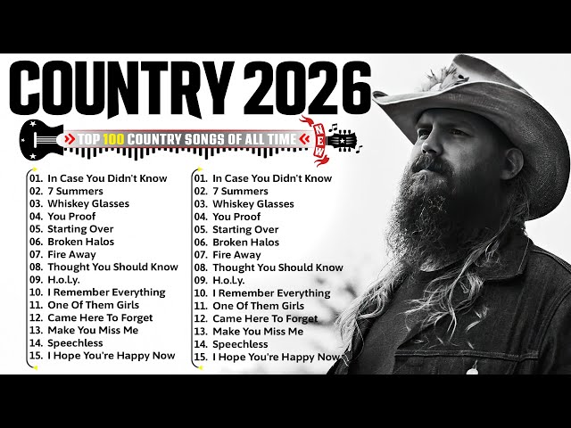 New Country Music 2026 Collection 🤠 Chris Stapleton, Luke Combs, Kane Brown, Luke Bryan, Brett Young