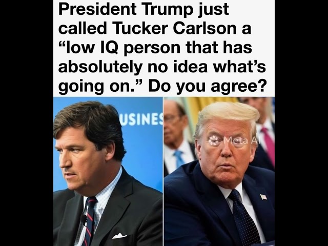 Trump Criticizes Tucker Carlson—Do You Agree? 🇺🇸 #usa #americafirst