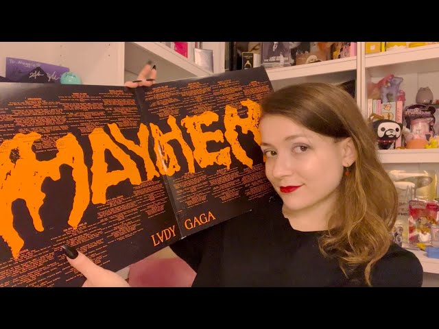Unboxing my Lady Gaga Mayhem merch 🖤 (asmr) | nail tapping, soft spoken, little monster vibes ~ 🖤