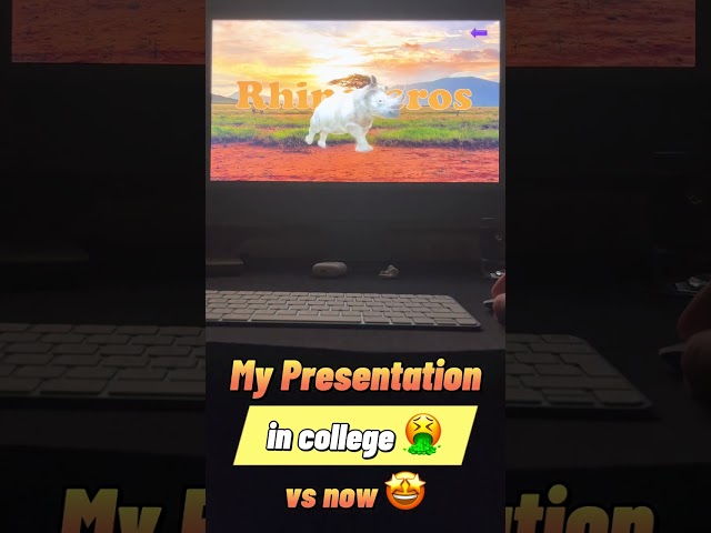 3D excellent PowerPoint animals animation 🐝 PowerPoint morph transition #shorts #youtube #powerpoint