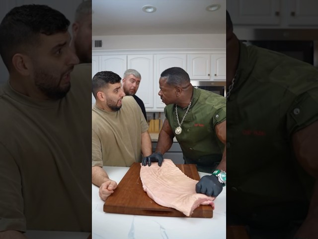 I Need More Protein! ​⁠@albert_cancook ​⁠@patrickzeinali #chef #funny #mrbeast #kids #food