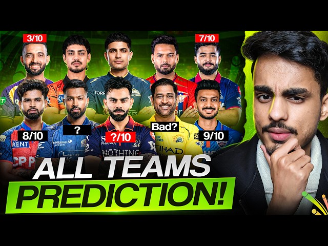 IPL 2026 : Rating All 10 Teams & TOP 4 Playoffs Prediction! | Cric Point