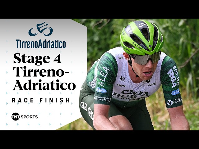 DELIVERING IN STYLE! 🔥 | Men's Elite Stage 4 Tirreno-Adriatico 2026 Final KM's | TNT Sports Cycling