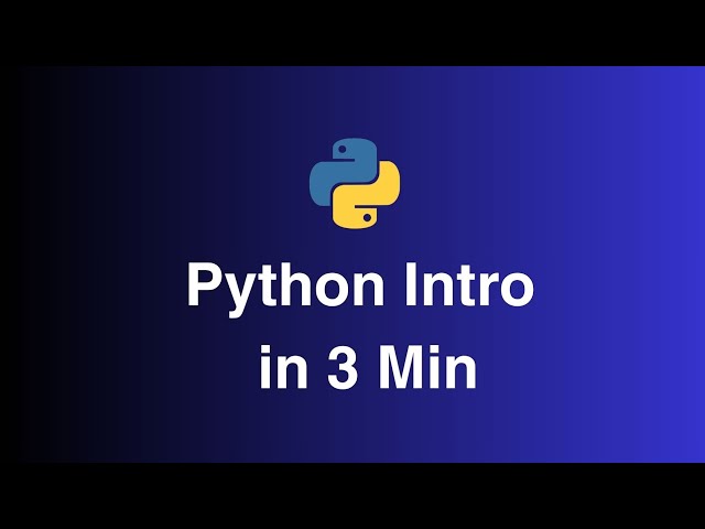 python Introduction in Tamil