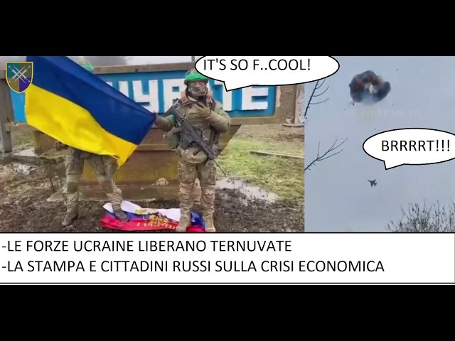 Ukraine: Ternuvate liberated - Epic! An F16 makes the Vulcan sing - Russia in economic crisis