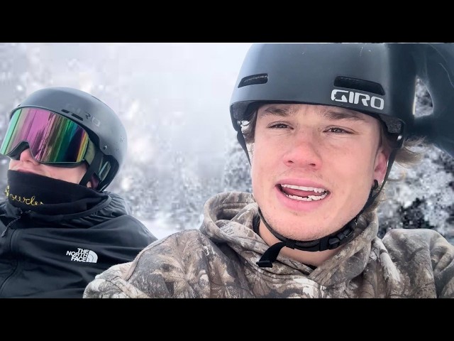 skiing 2025 OPENING PARK at MSLM! (with my little bro)
