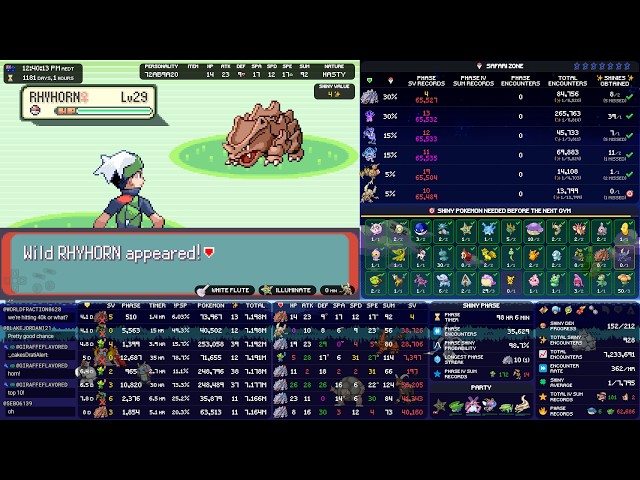 🔴 24/7 ✨ Shiny Pokémon Bot - Emerald | !faq !target !guide !clips !download !bingo