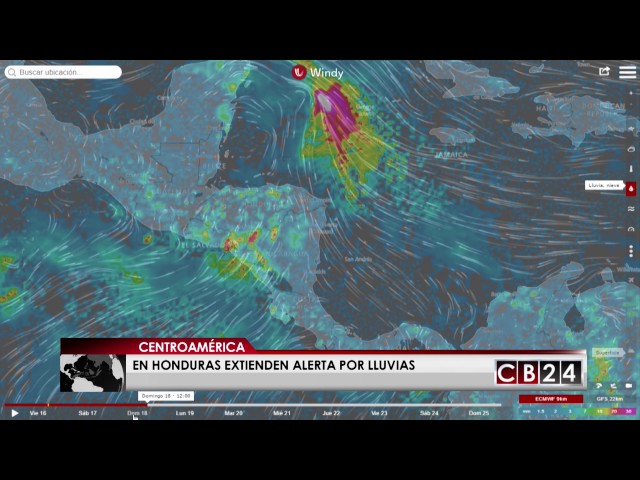 Mal tiempo continuará afectando a Centroamérica durante el fin de semana