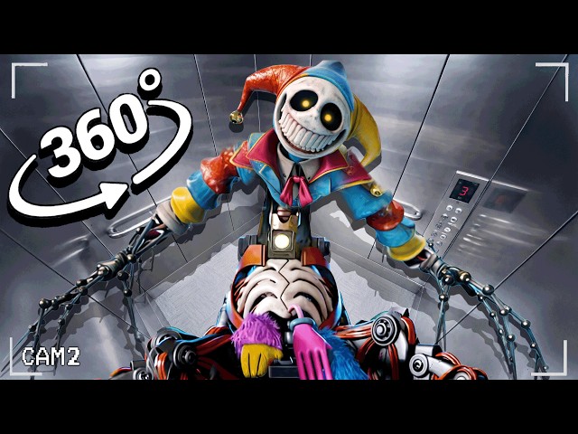 VR 360° Poppy Playtime Chapter 5 Prototype Caught on Camera in the Elevator