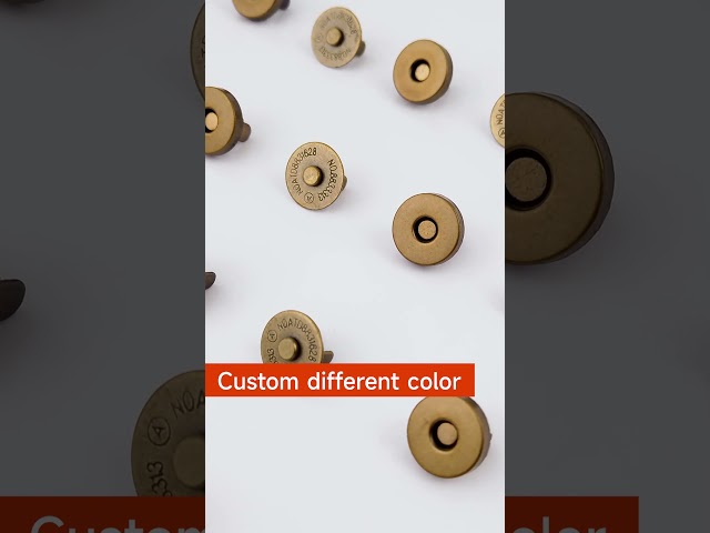 wholesale cheap magnet button for bags, magnetic button #bagaccessories #baghardware #magnetbutton