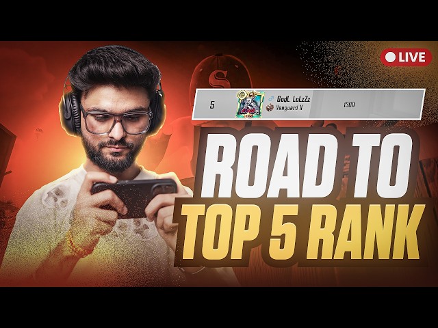 KYA AAJ TOP 5 HOGA? | CONQUEROR RANK PUSH OR WHAT | BGMI LIVE