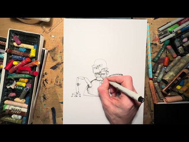"Mindfulness & The Creative Process" [ASMR] - Soothing Drawing Video & Relaxing Talk