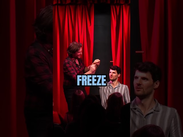 It just gets better and better 😂 the FREEZE TAG game #improv #comedy #game #funny