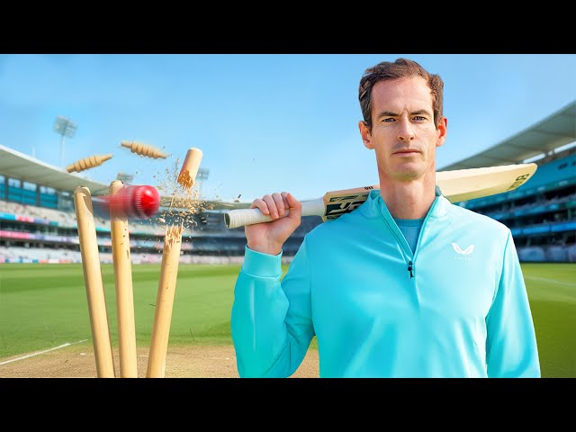 Can a Pro Tennis Player Survive 100mph Cricket Ball?