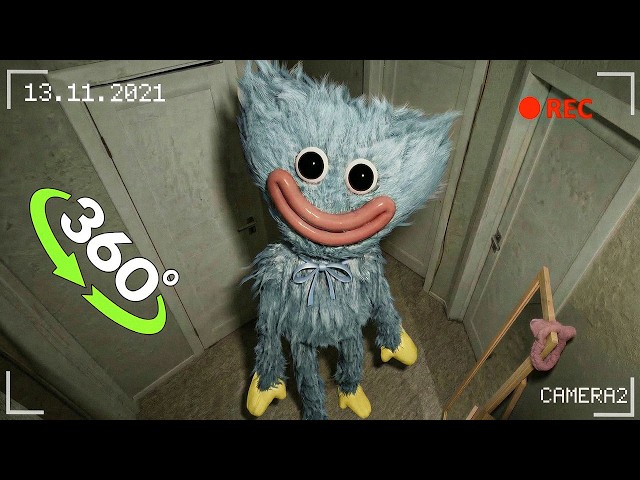 360° VR Huggy Wuggy in Real Life / Hidden Camera