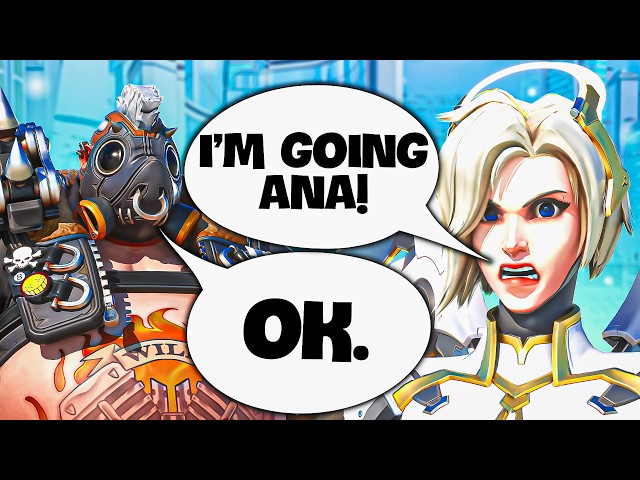I made this Mercy RAGE SWAP! | Overwatch