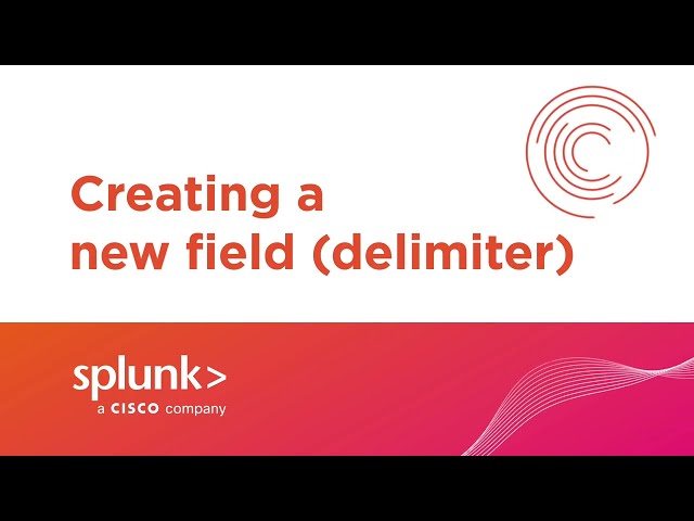 Using the Field Extractor - delimiter method