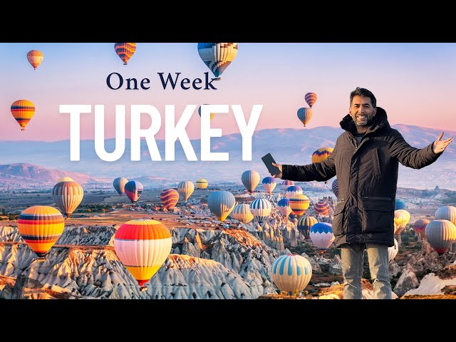 My Crazy ONE WEEK  TURKEY ROAD TRIP Planned by AI | Istanbul | Cappadocia | Konya