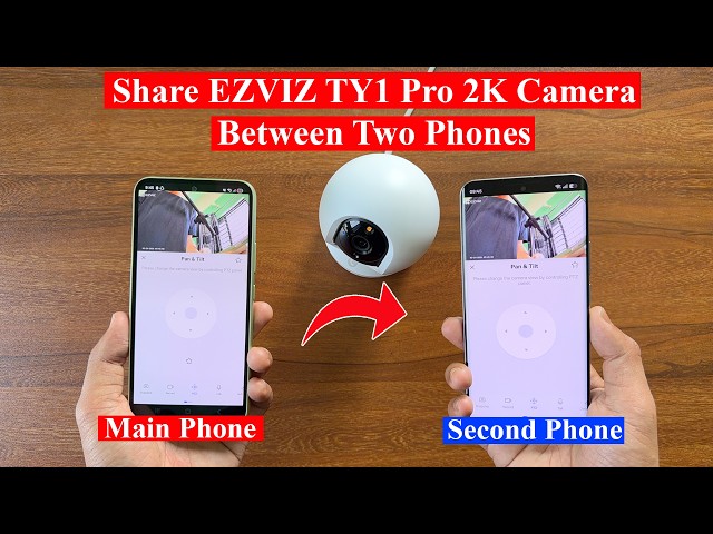 How to connect EZVIZ TY1 Pro 2K camera to another phone