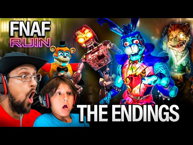 Glamrock Bonnie: FNAF Security Breach RUIN DLC! The End (FGTeeV #4)