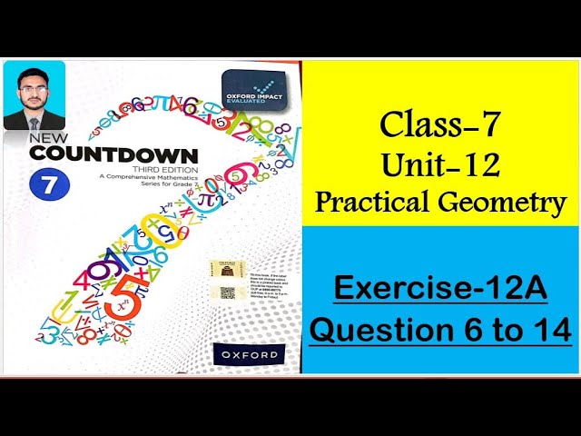 Class 7 Math Exercise 12A Question 6 to 14 || New countdown third edition class 7 exercise 12A