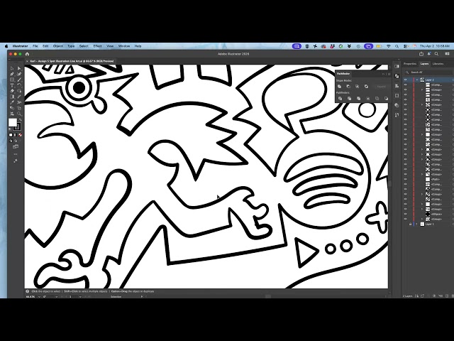 7  Saving your Vector Line Art and Setting it up in Photoshop for Posting to Canvas and Raster Color