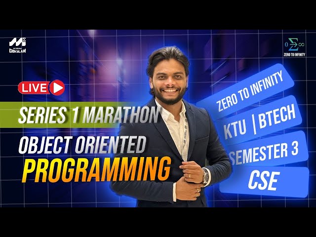 Object Oriented Programming | CSE | S3 | KTU | B.Tech | 2024 Scheme | Group A | ZTI -Series Marathon