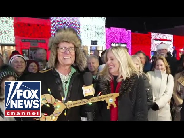 'ABSOLUTELY MAGICAL': Steve Doocy experiences the Christmas spirit in Rochester, Michigan
