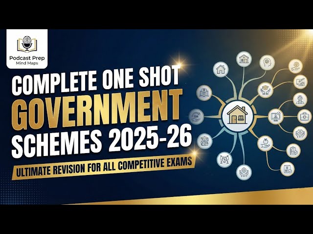 Government Schemes 2025-2026 | One Shot 🚀 | SSC, UPSC, SEBI, RBI, NABARD