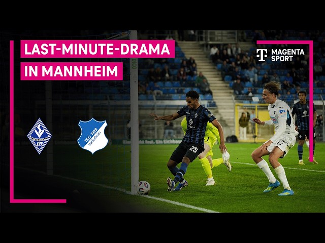 Waldhof Mannheim - TSG Hoffenheim II, Highlights mit Live-Kommentar | 3. Liga | MAGENTA SPORT