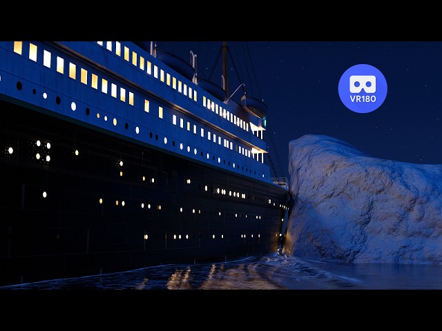 Britannic Guy Collides the Titanic With an Iceberg! In 3D VR180