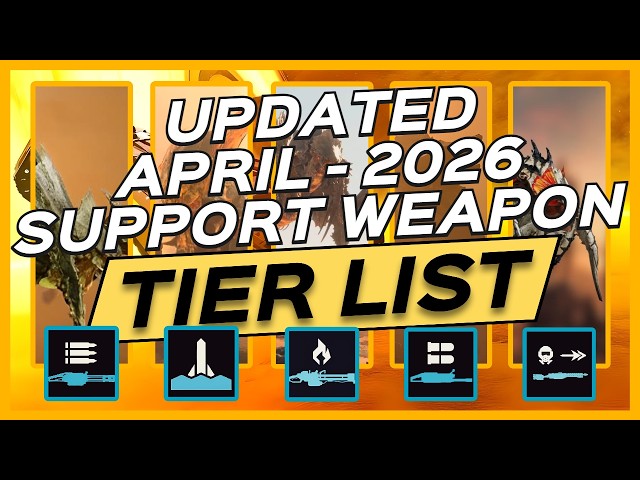 HELLDIVERS 2 | THE BEST & HONEST TERMINIDS SUPPORT WEAPON TIER LIST