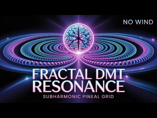 Fractal DMT Resonance | Subharmonic Pineal Grid (NO WIND NOISE)
