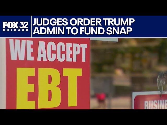 Trump admin ordered to pay for SNAP benefits