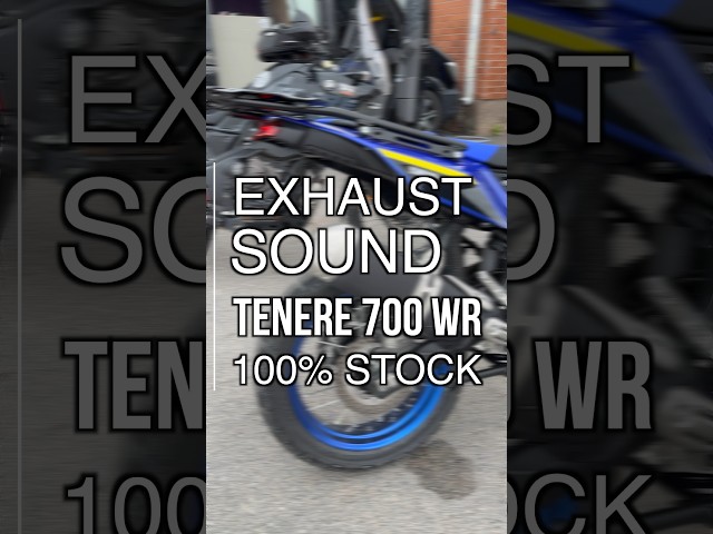 Yamaha Tenere 700 World Raid exhaust sound