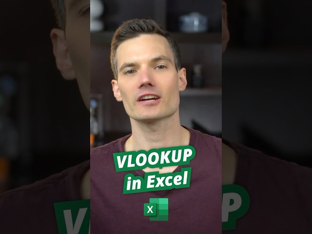 VLOOKUP in Excel in Under 60 Seconds!